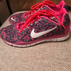🔥🔥Nike Free Tr 3 Fit Print Cheetah Leopard Shoe